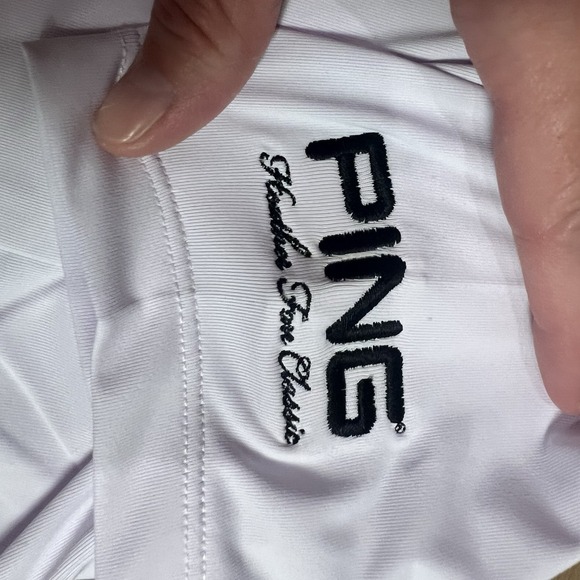 PING Collection White Polo UPF 50+ Golf Shirt Womens Sz 4 NWT Sedona AJGA - Picture 9 of 16